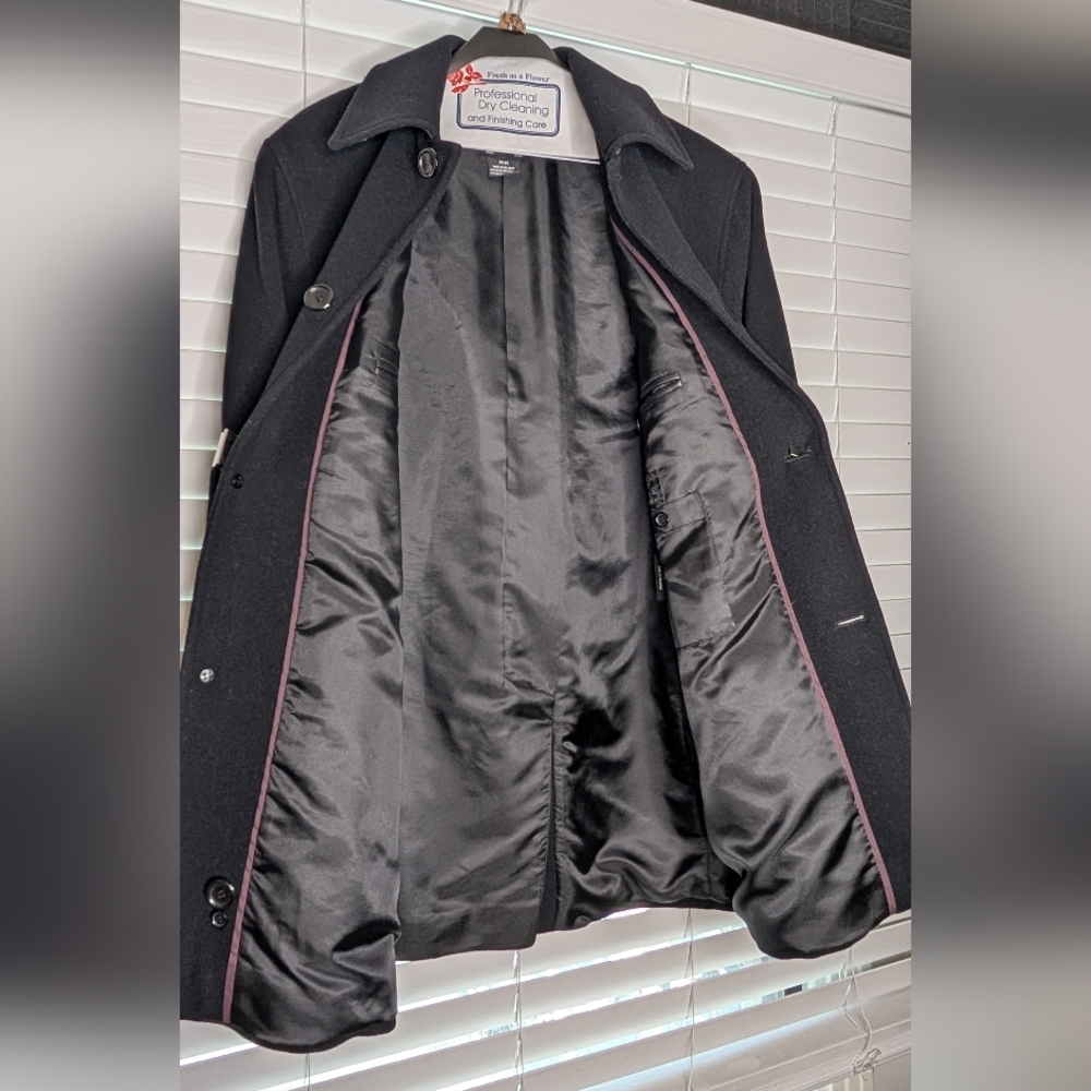 *MINT USED* Men's Black Peacoat Size Medium By G-iii Apparel - Picture 3 of 8